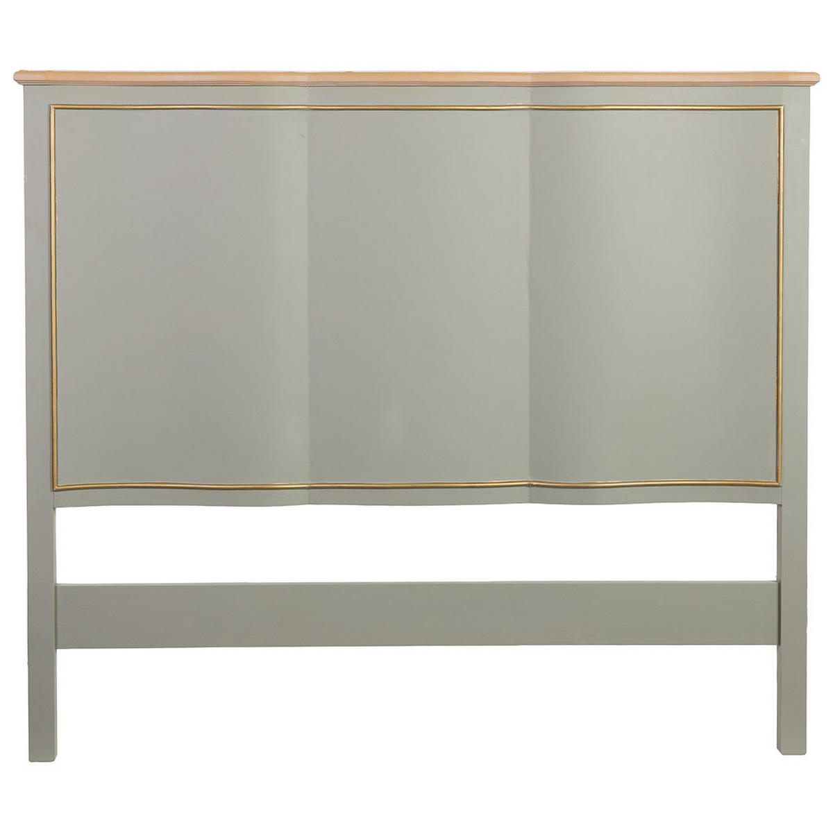 KOPFTEIL aus Holz, 150x6x130cm - Grün, Holz (150/130/6cm) - Wanderlust