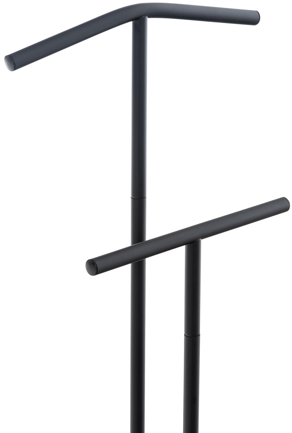 HERRENDIENER Tom 50x28x107cm Metall Schwarz Kleiderständer - Schwarz, Metall (50/107/28cm) - DELUKE