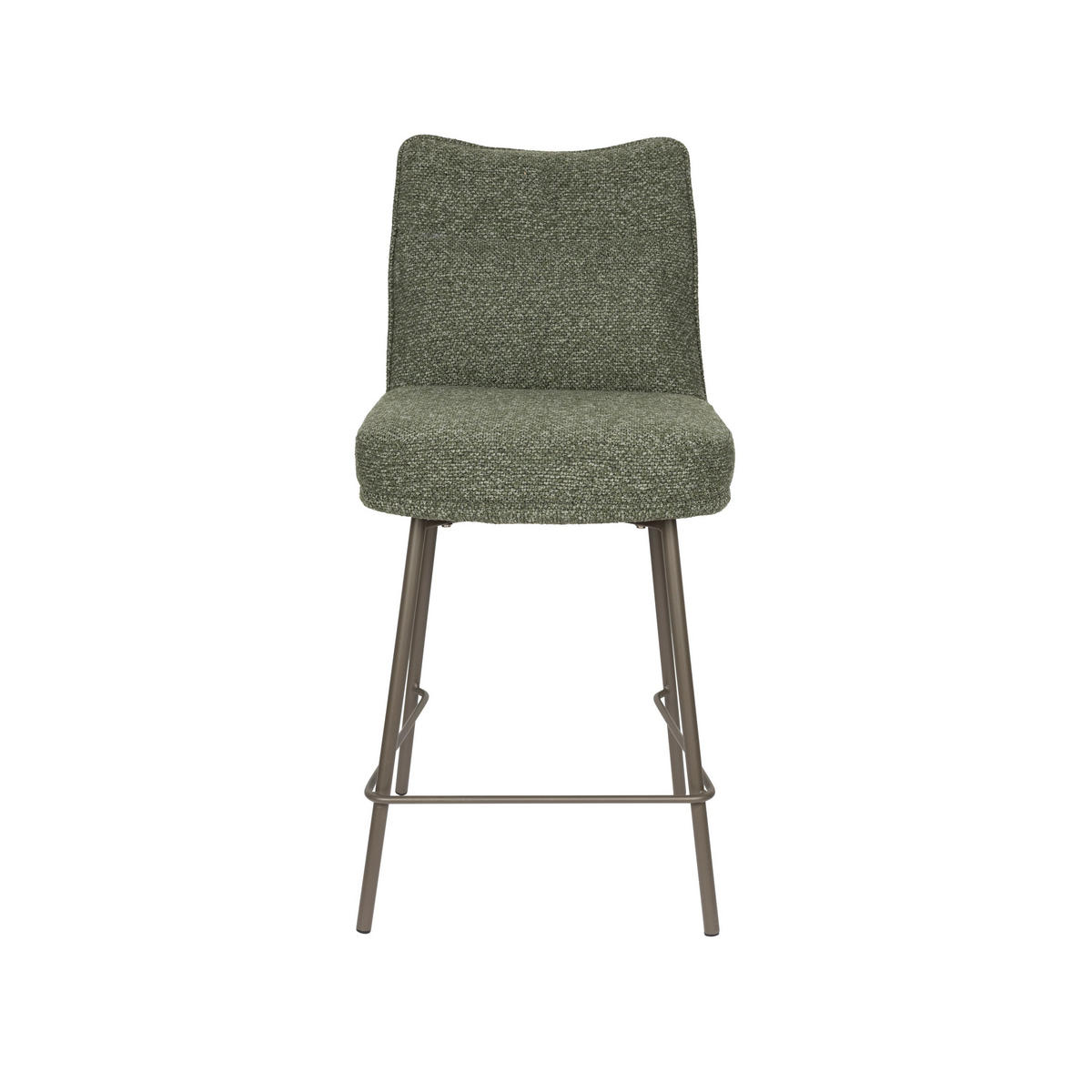 BARHOCKER Jacques mit Rückenlehne 65 cm Grün - 2 er Set - Grün, Kunststoff (43/100/54cm) - Housecraft Living