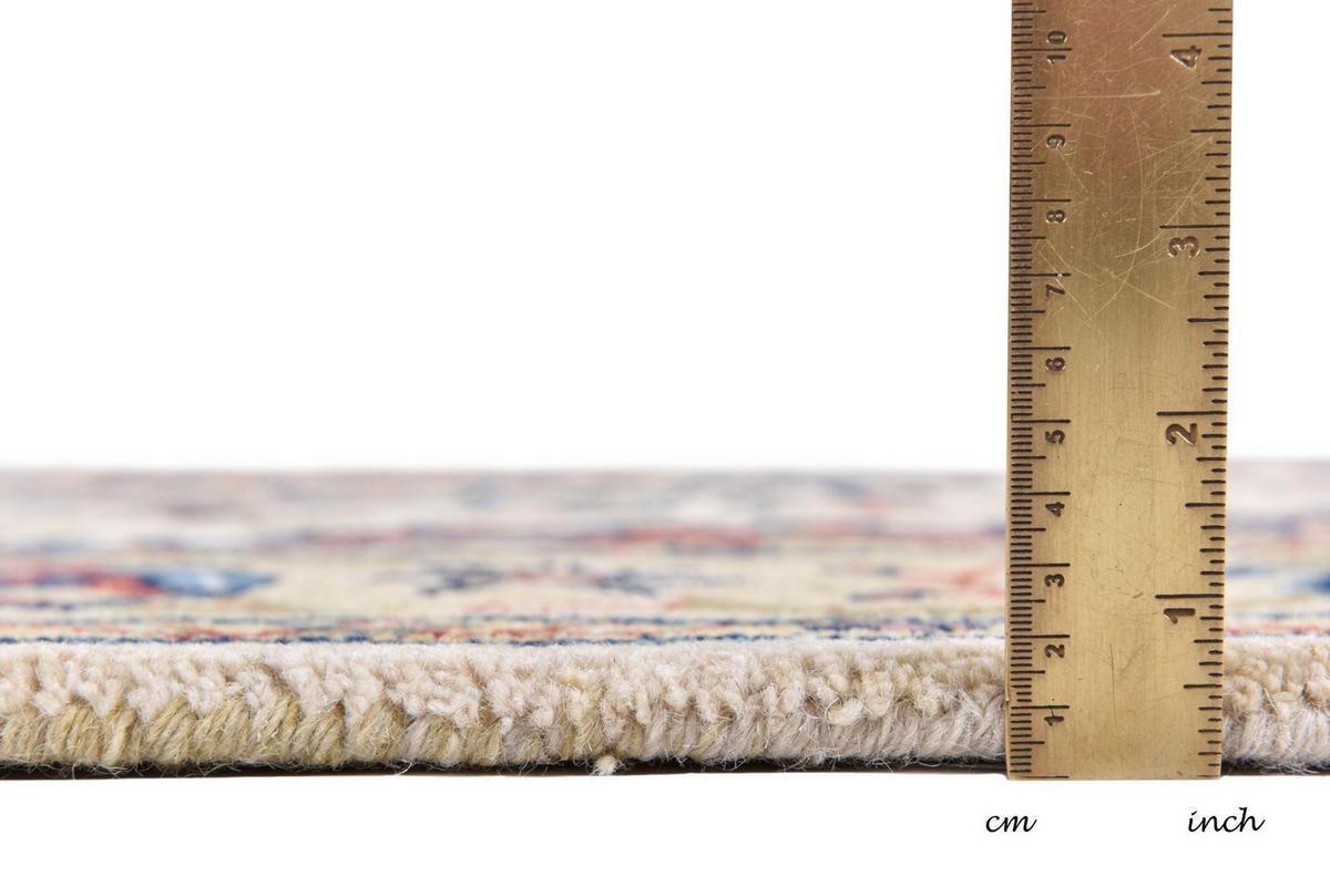 HANDTUFTTEPPICH Royal Ziegler 60x90 cm - Beige, Textil (60/90cm) - THEKO