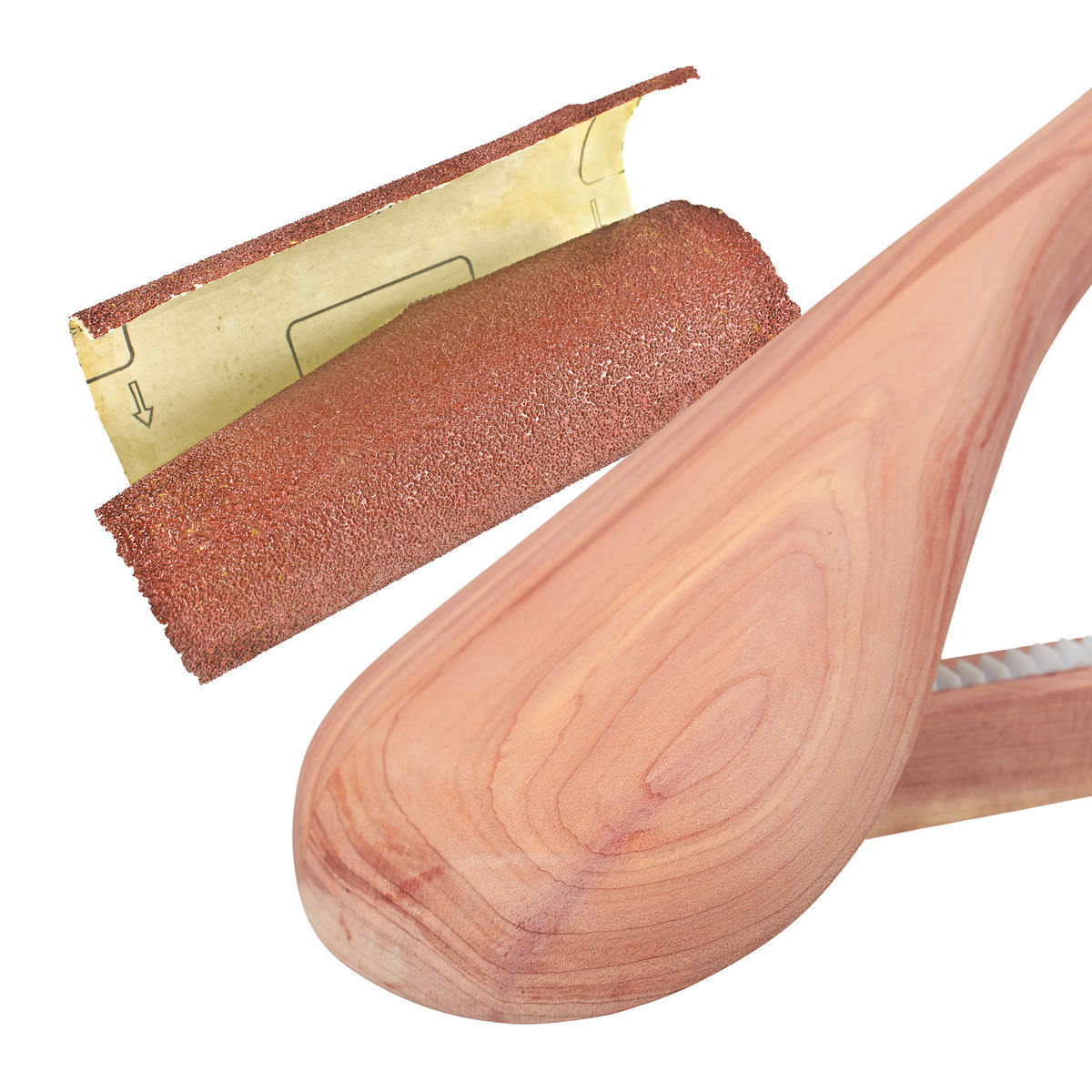 5XVEŠIAK na odevy - hnedá, kov/drevo (45/23/6cm) - Relaxdays