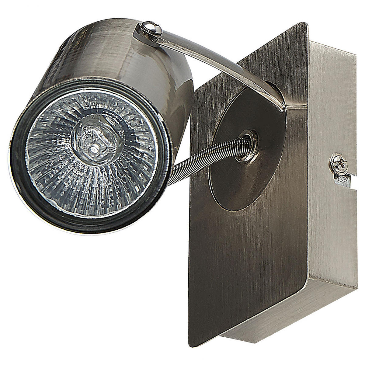 WANDLEUCHTE 2er-Set Klip 7/10/15 cm - Silberfarben, Metall (10/15/7cm) - Beliani