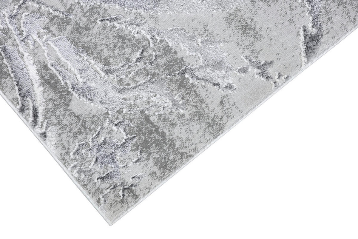 TEPPICH COMO Grau 140/200 cm - Grau, Kunststoff (140/200cm) - Tapiso