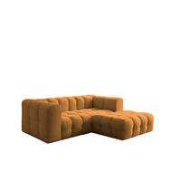 ECKSOFA Solvie Xs In Moly - Orange, Holzwerkstoff/Textil (239/193cm) - Fun Möbel