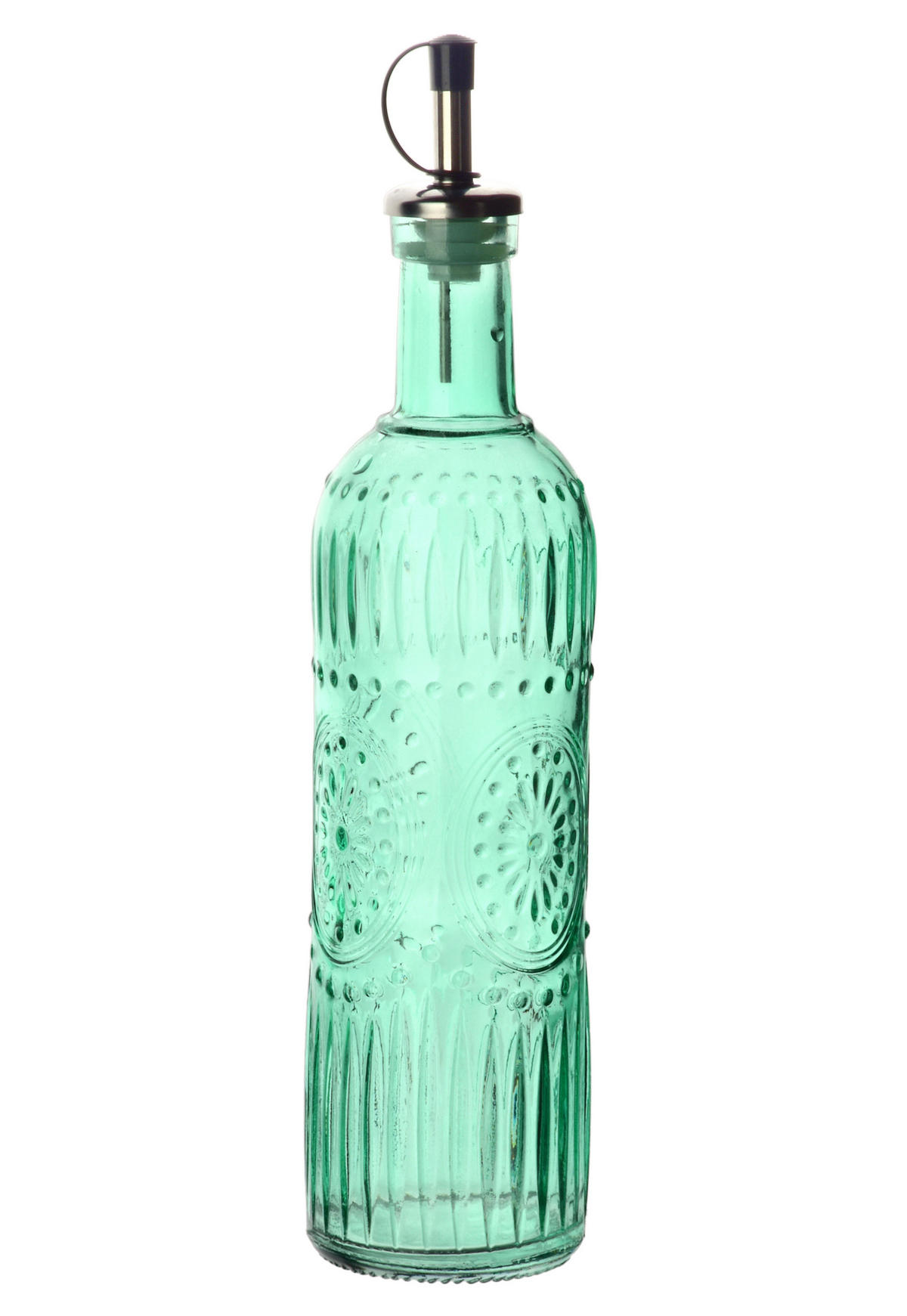 ÖLFLASCHE Modern Kitchen grün 7/7/28 cm Glas - Grün, Glas (8/29/8cm) - Mondex