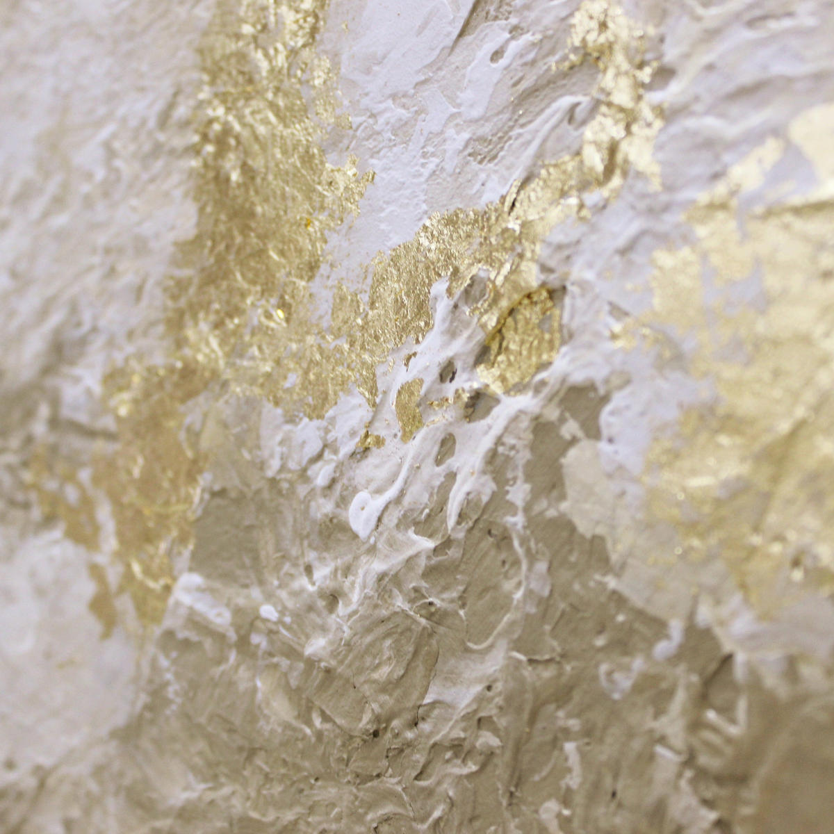 GEMÄLDE Glänzendes Gold Schattenfugenrahmen grau 160x80 cm - Grau, Holz (160/80cm) - YS-art gallery
