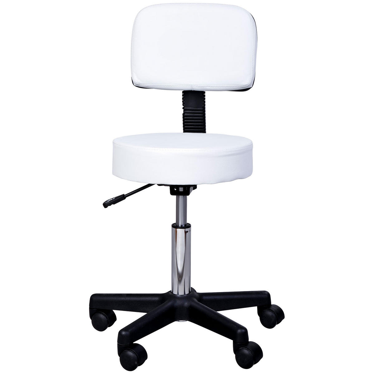 DREHHOCKER DE-09767 Weiß - Weiß, Metall (35/84/35cm) - ComfortXL
