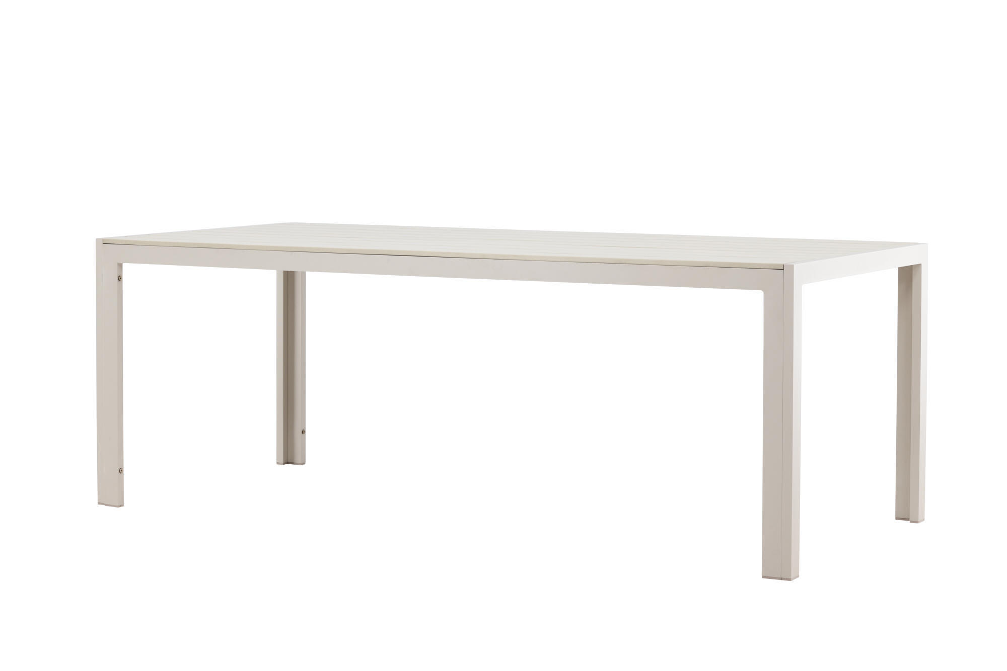 GARTENESSTISCH MIRKO Beige 90x205x74 cm - Beige, Metall (205/90/74cm) - FURNLUX