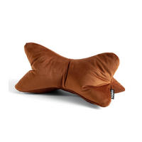NACKENKISSEN Leseknochen Nook - Orange, Textil (42/22cm) - Mokebo