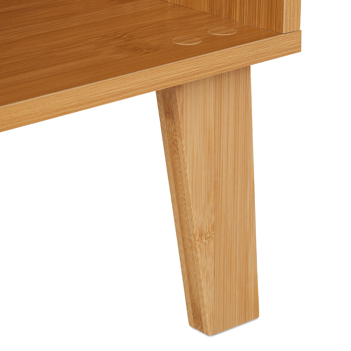 BÜCHERREGAL - Hellbraun, Holz/Holzwerkstoff (40/70/35cm) - Relaxdays