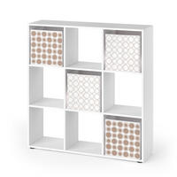 DĚLICÍ STĚNA Nove Bílá - bílá, kompozitní dřevo (104/108/29cm) - Vicco