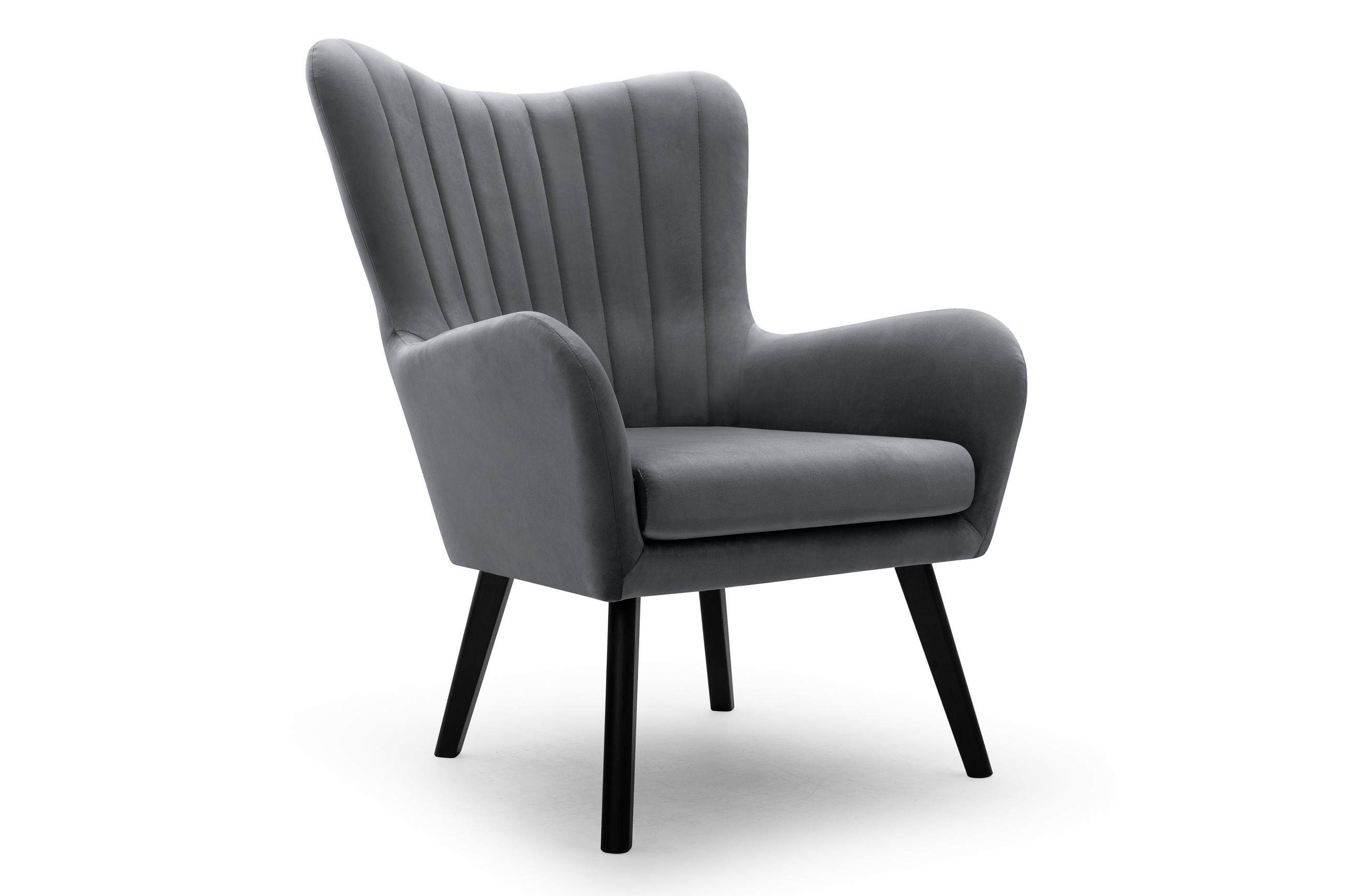 Masseno Sessel Grau 76x100x78 cm