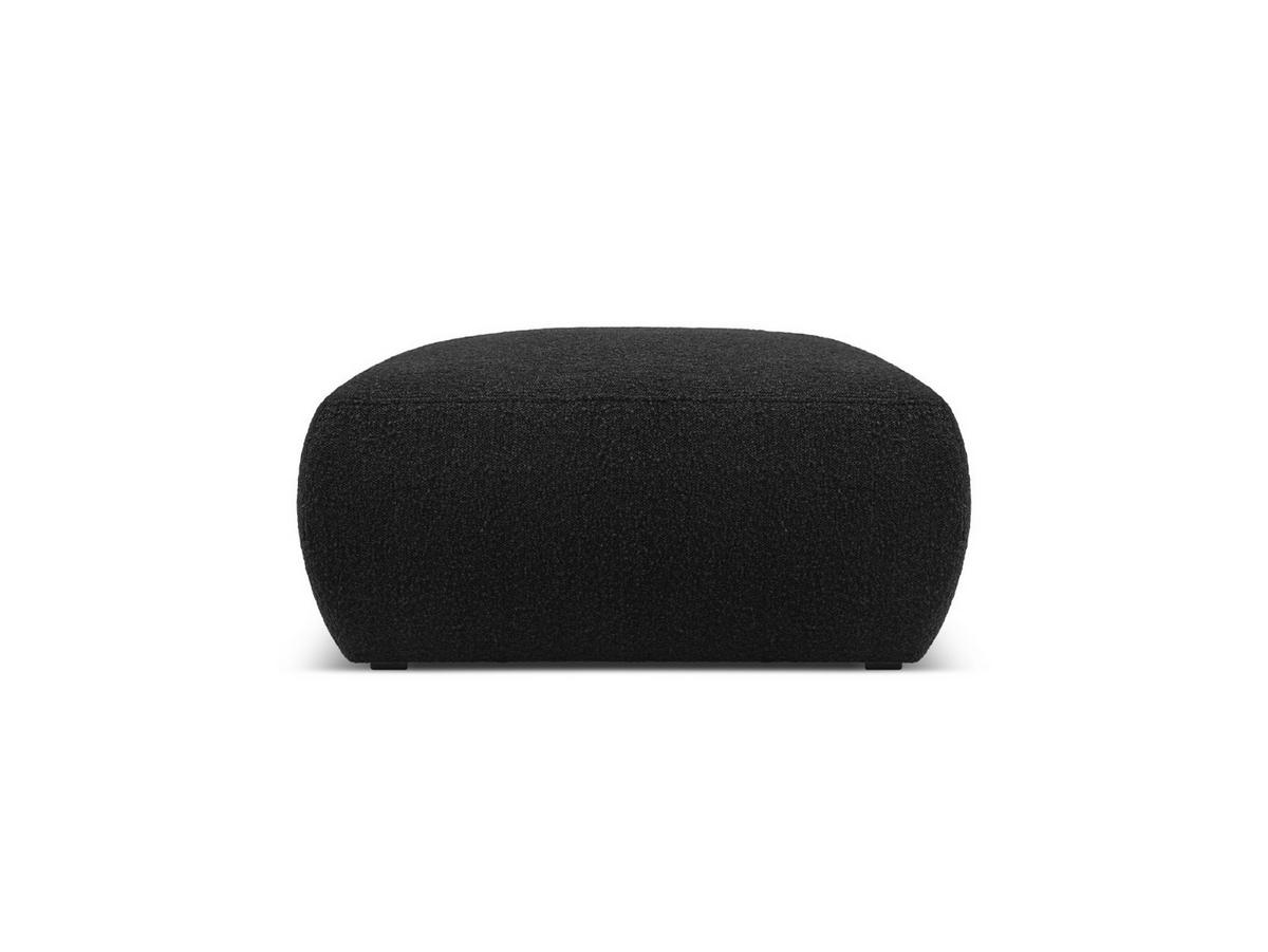 POUF Molino aus Boucle schwarz - Schwarz, Textil (75/36/75cm) - Micadoni