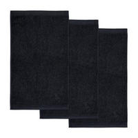 GÄSTETUCH SUPERWUSCHEL 3ER PACK - Schwarz, Textil (30/50cm) - MÖVE