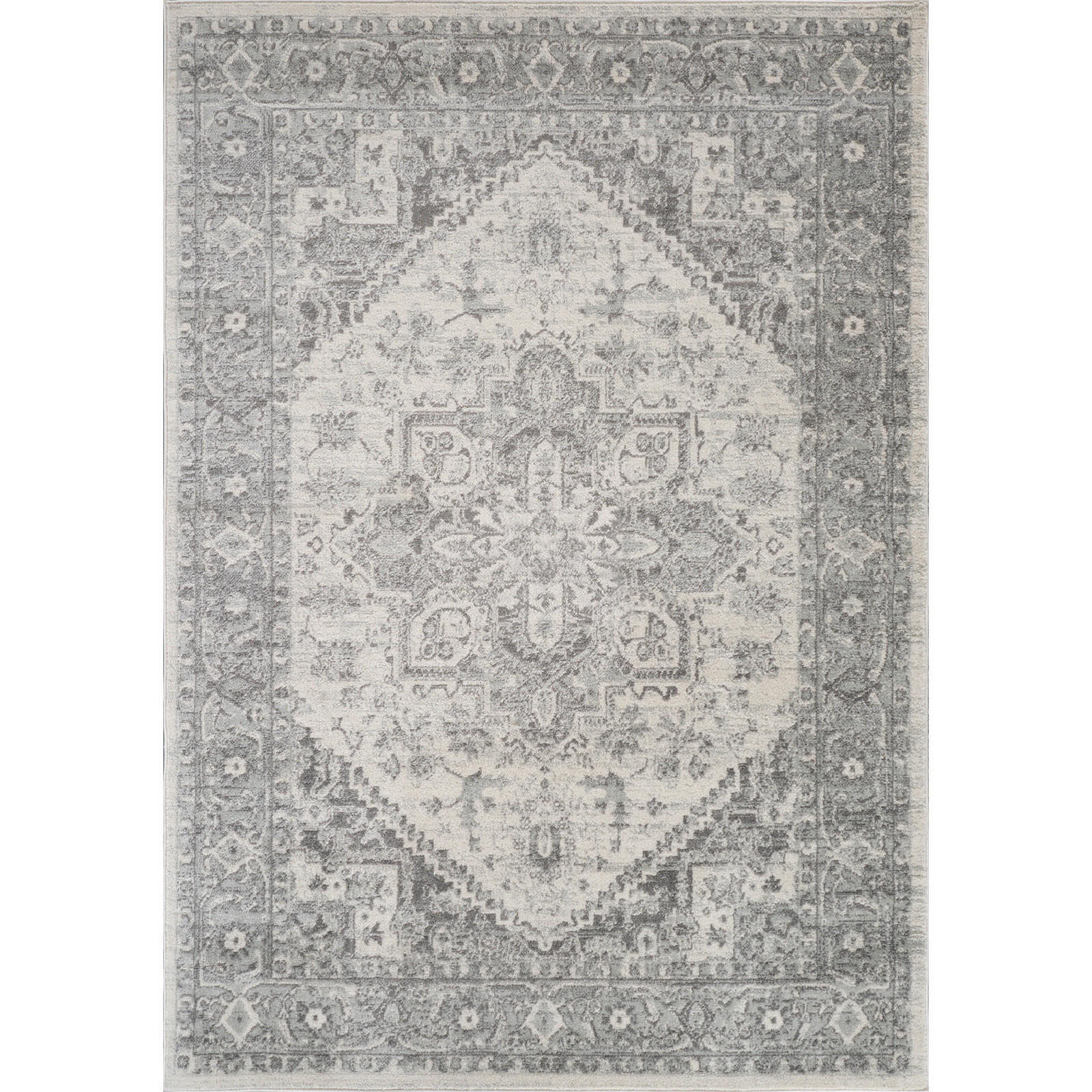 VINTAGE-TEPPICH 200/275 cm Grau - Grau, Naturmaterialien/Textil (200/275cm) - LIVABLISS