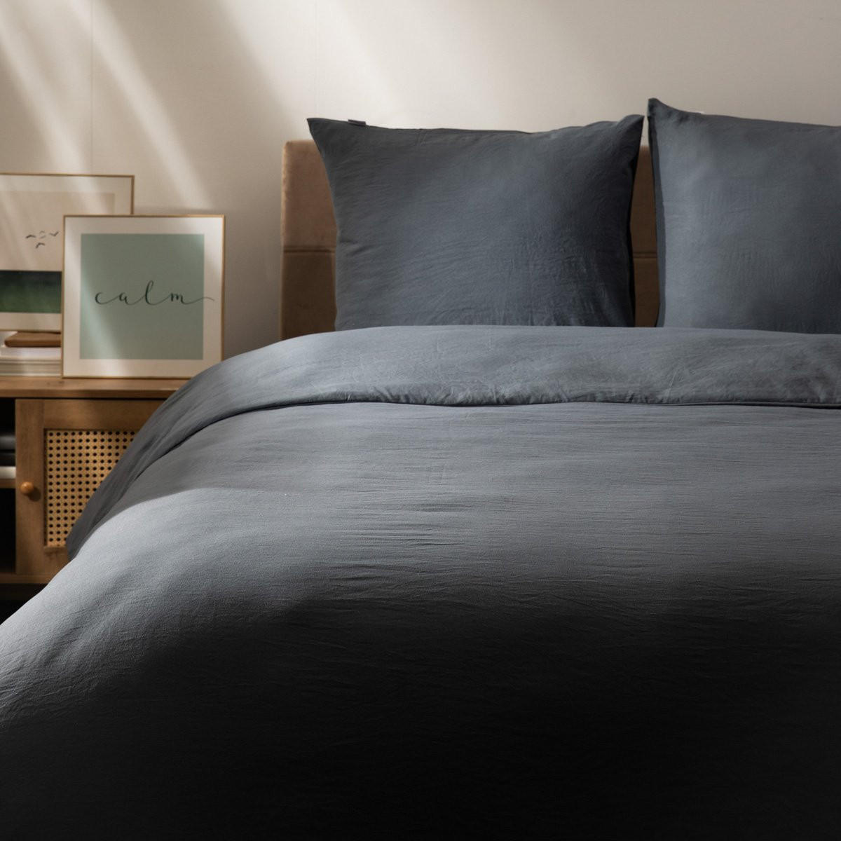 BETTWÄSCHE Maisy grau 160/200 cm - Grau, Textil (160/200cm) - Homla