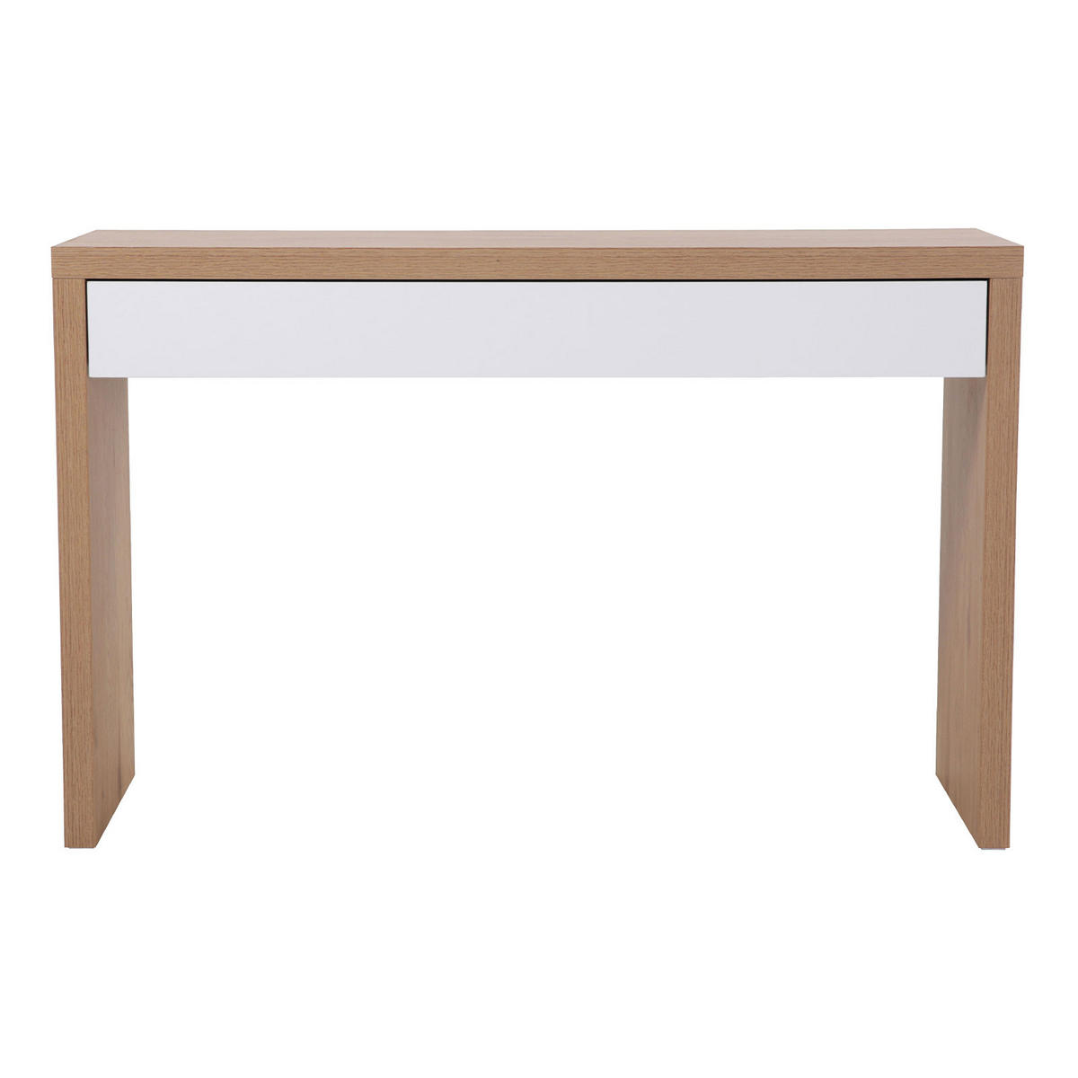 SCHREIBTISCH ANGULAR Eiche-Optik - Braun, Holzwerkstoff (120/40/76cm) - SVITA