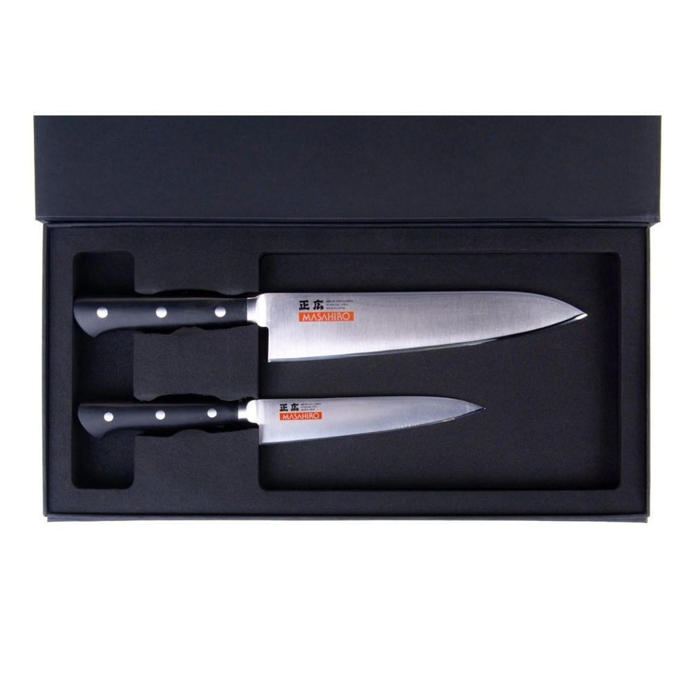MESSERSET Silber 33.4/4.6/33.4 cm 1491102BBOMC - Silberfarben, Metall - Masahiro 