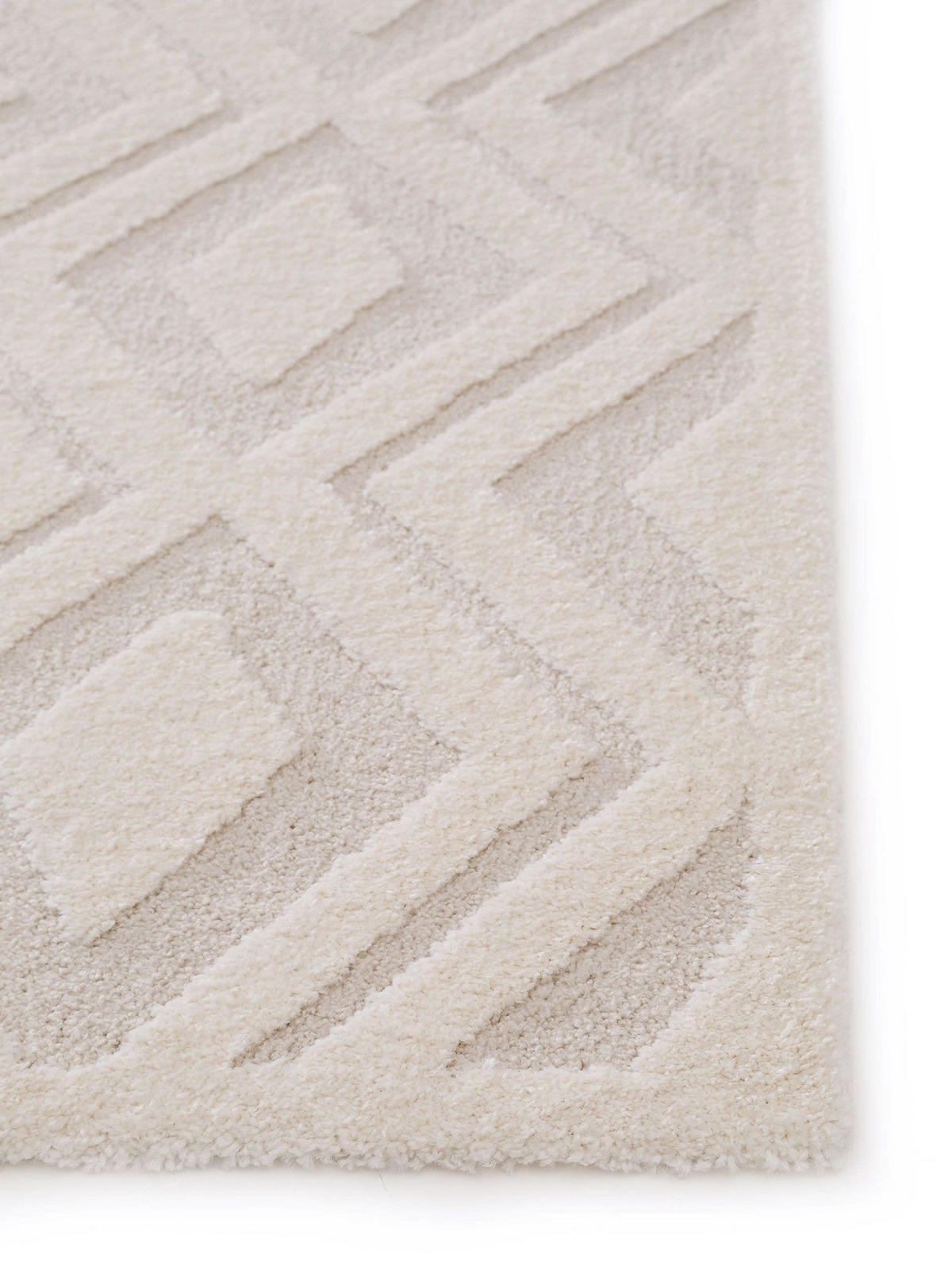 TEPPICH Teppich Eve Beige - Beige, Kunststoff/Textil (160/1cm) - KUNSTLOFT