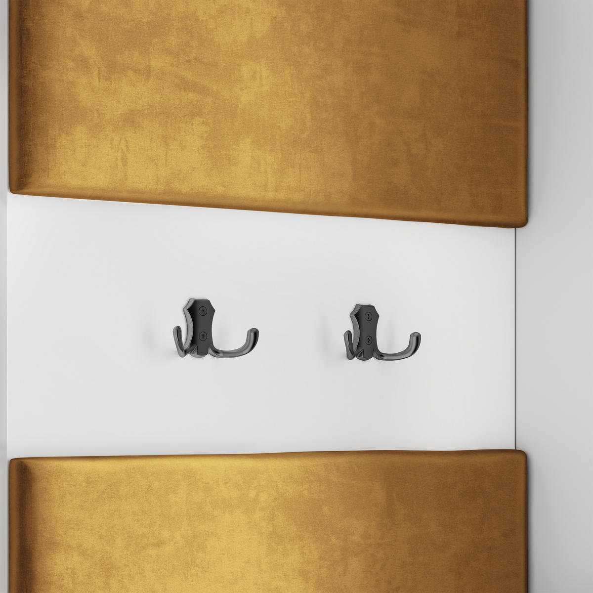 GARDEROBENSCHRANK VIRA 95/181/51 cm Modern Garderobe-Set Eiche Wotan - Gelb/Eiche Wotan, Holzwerkstoff (95/181/51cm) - MASSENO