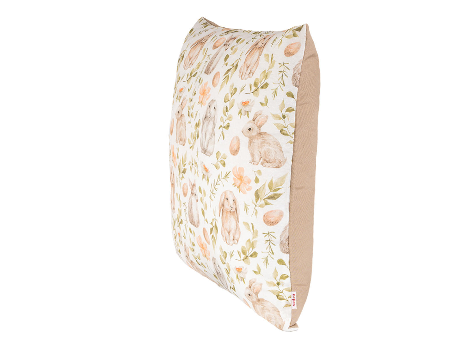 KISSSENHÜLLE Hoppel 50/50 cm - Taupe/Beige, Textil (50/50cm)
