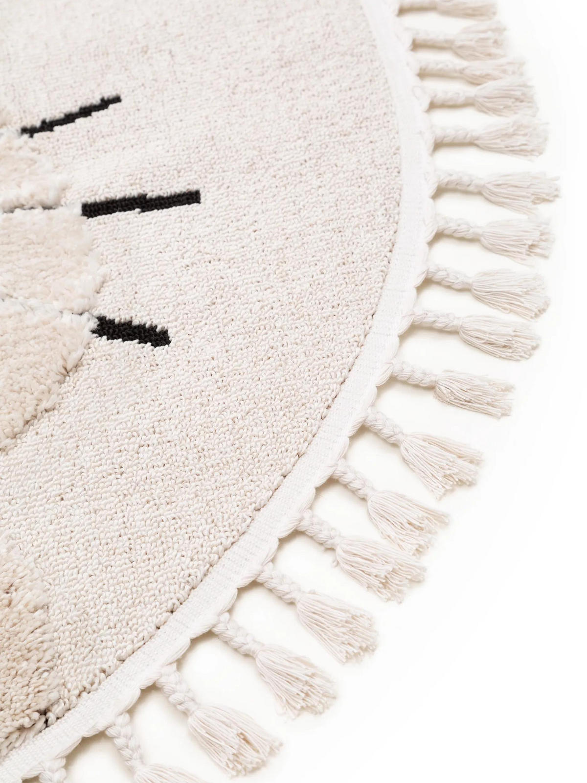KINDERTEPPICH Momo Cream ø 120 cm rund - Creme, Textil (120/120cm) - Lytte