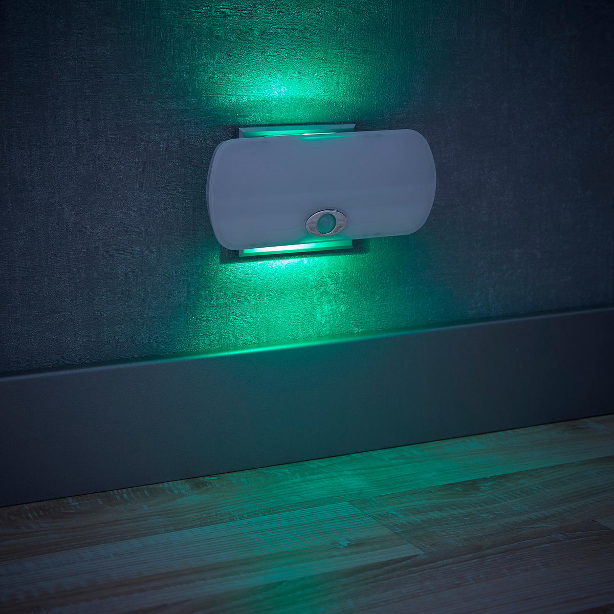 LED-STECKDOSEN-LEUCHTE Weiß Kunststoff RGB - Weiß, Kunststoff (2.3/15/6.5cm) - Northpoint
