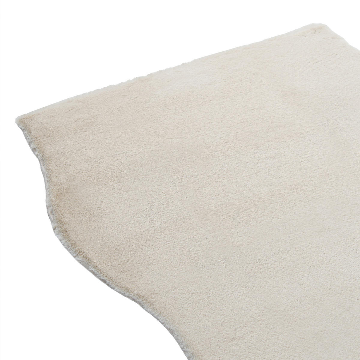 KOBEREC Světle béžový 160/230 cm Dawa - béžová, plast (160/230cm) - Beliani