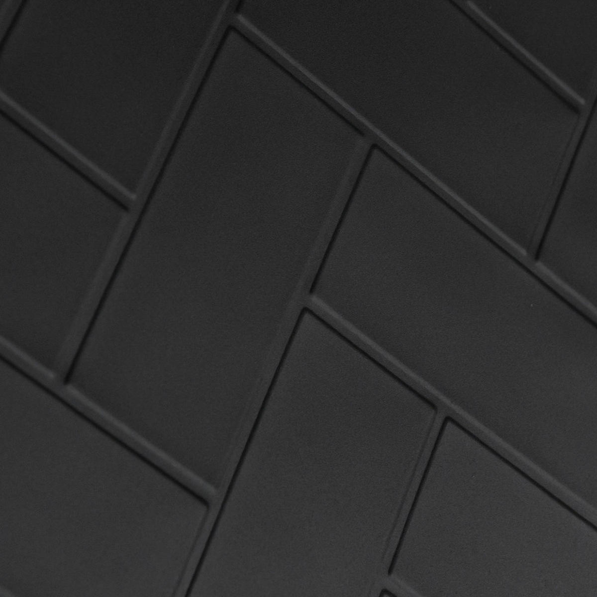 FLIESENAUFKLEBER 1 Stück 30,5 x 30,5 cm Selbstklebende Fliesen - Noce Mattone - Schwarz, Kunststoff (30.5/0.16/30.5cm) - Mazovia
