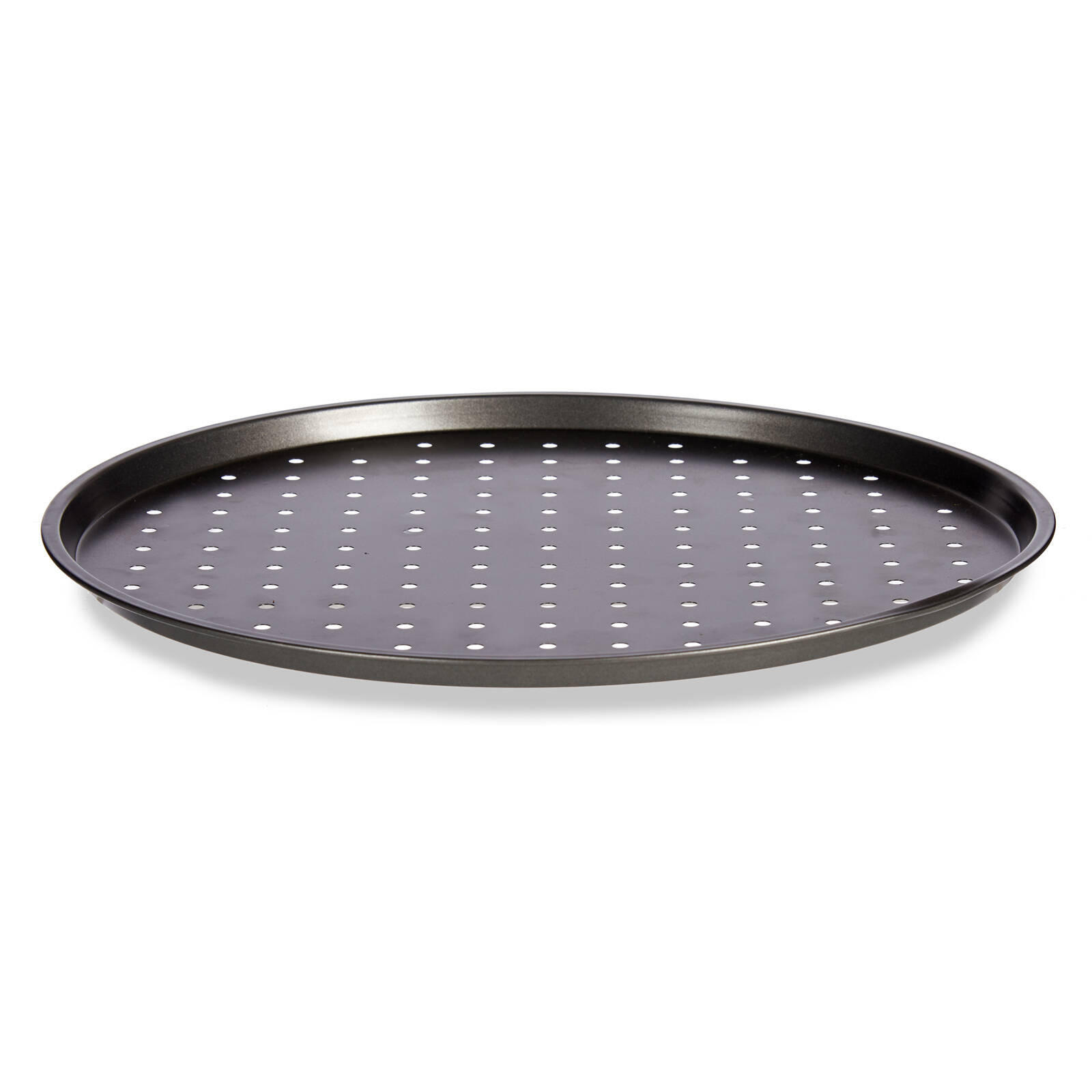 PIZZA-BACKBLECH Karbonstahl Ø 33 cm - Anthrazit, Metall (33/1/33cm) - Kinvara