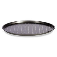 PIZZA-BACKBLECH Karbonstahl Ø 33 cm - Anthrazit, Metall (33/1/33cm) - Kinvara