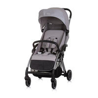BUGGY Illusion grau klappbar, verstellbare Fußstütze, Federung, Korb - Grau, Metall (67/40/102cm) - Chipolino