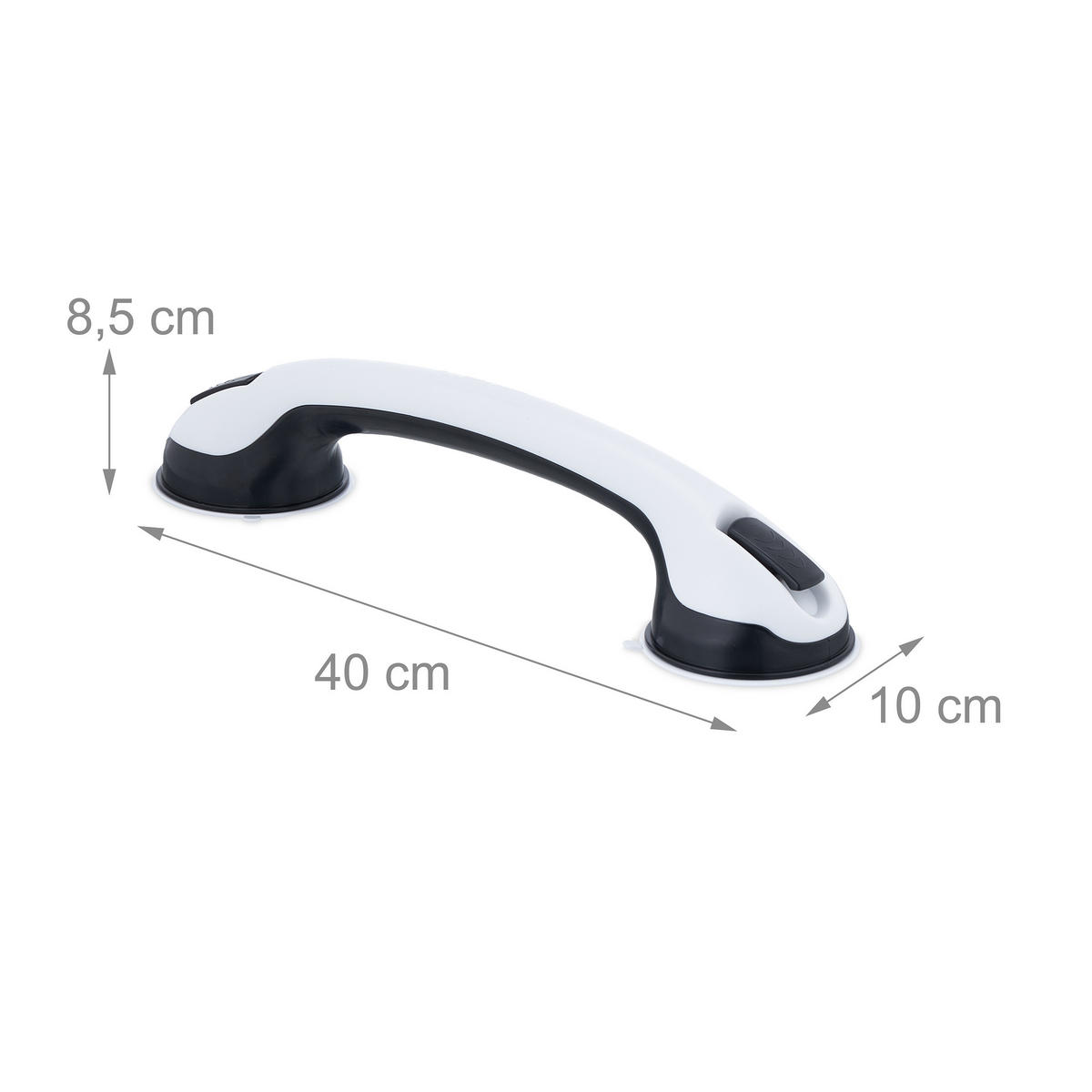 HALTEGRIFF Saugnapf - Multicolor, Kunststoff (10/40/8.5cm) - Relaxdays