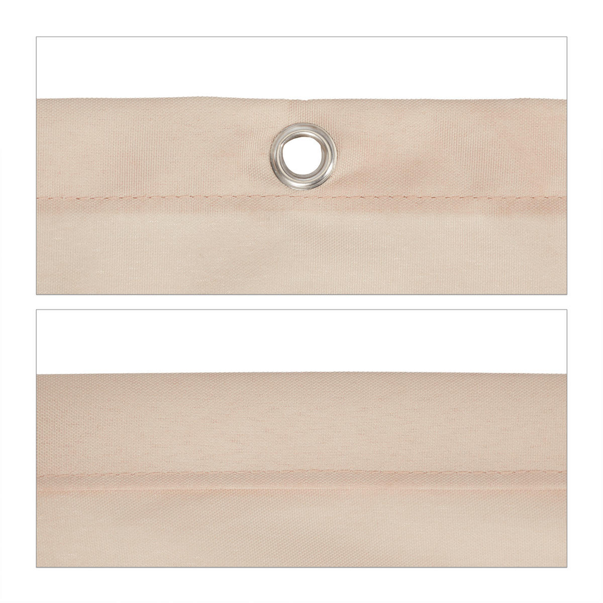 SJENILO - bež, tekstil/metal (350/350cm) - Relaxdays