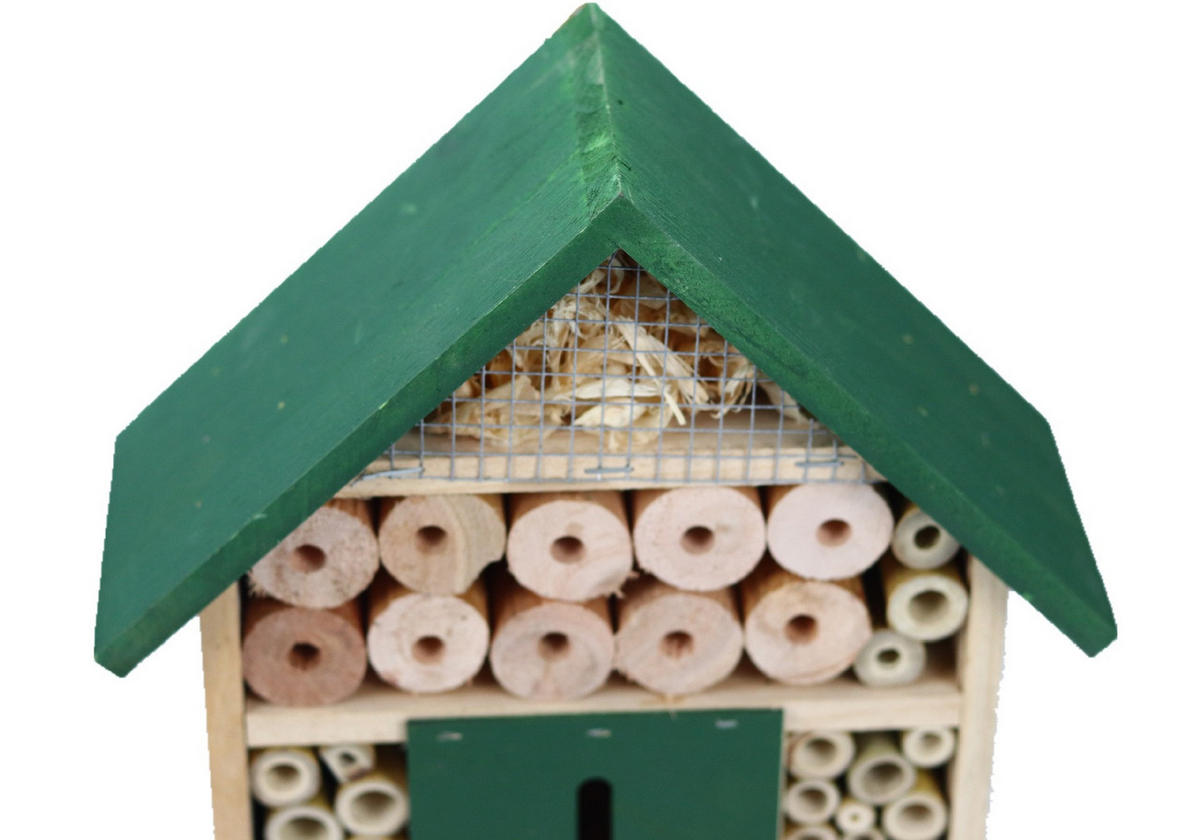 INSEKTENHOTEL 22.5/9/29 cm - Multicolor, Holz (9/29/22.5cm) - Authentics