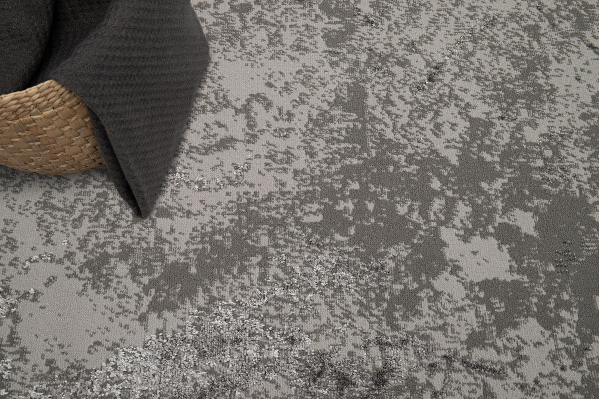 TEPPICH CRYSTAL Dunkelgrau 200/300 cm - Dunkelgrau, Textil (200/300cm) - Tapiso