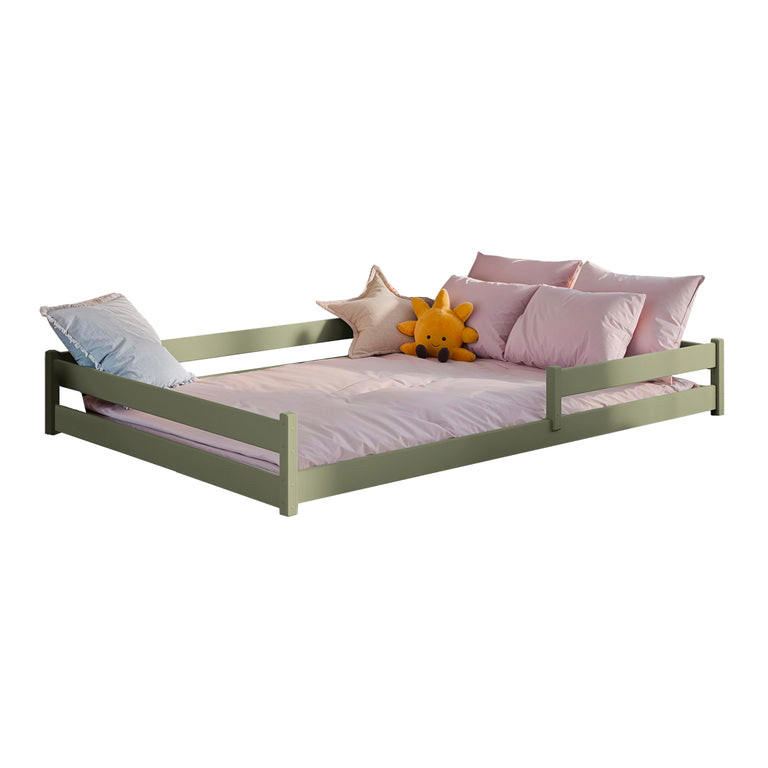 POSTEĽ 140/200 Lily Olive - zelená, drevo (140/200cm) - Petits-meubles