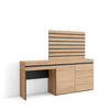 SIDEBOARD mit Konsolentisch Lamellenwand Holz, eiche, 177/35/145 cm - Eichefarben/Beige, Holzwerkstoff (35/145/177cm) - Skraut Home