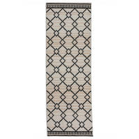 TEPPICH Kurzflor PERRAN in Weiß, im Berber-Stil, 80 x 230 cm - Weiß, Textil (80/230cm) - KADIMA DESIGN