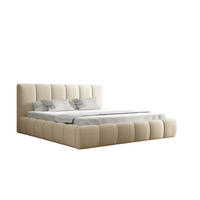 POLSTERBETT Giulia Magic Velvet - Creme, Holzwerkstoff/Textil (180/200cm) - Fun Möbel