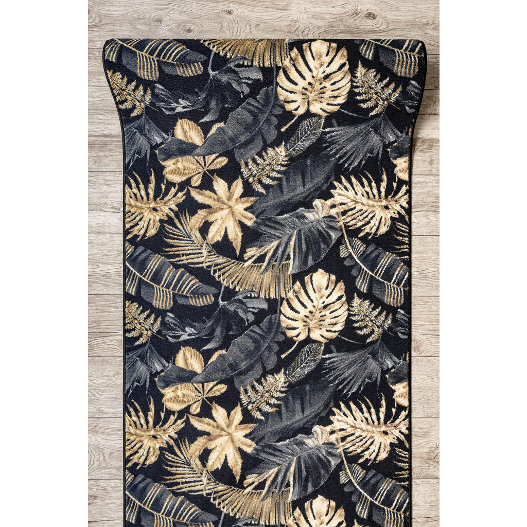 Thumbnail - rugsX Läufer, Gold, Textil, Freiform, 80x640 cm, Teppiche & Böden, Teppiche, Teppichläufer