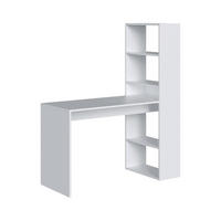 SCHREIBTISCH Weiß 53/120/144 cm - Weiß, Holzwerkstoff (53/120/144cm) - DMORA