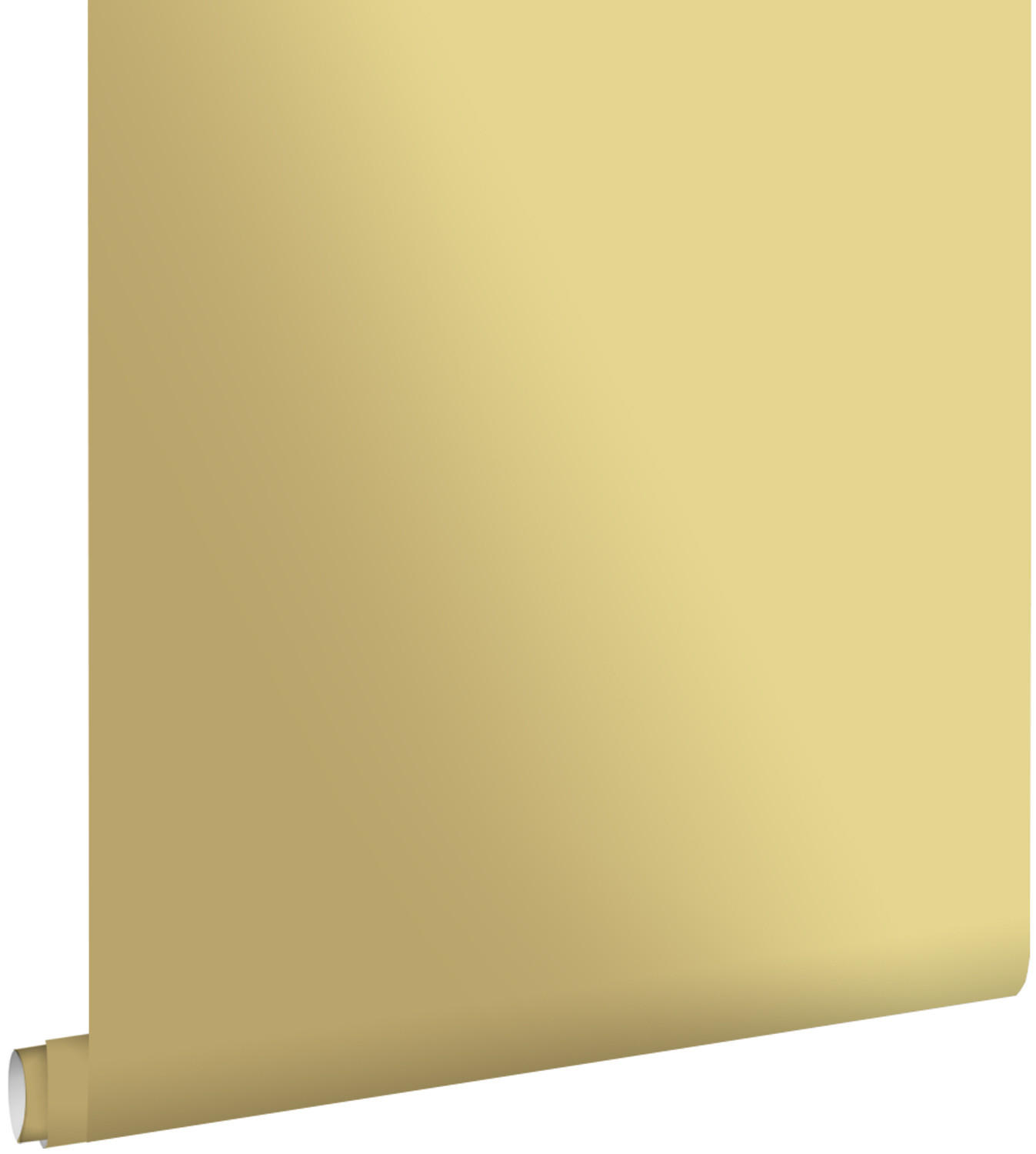 TAPETE Uni 53 cm x 10.05 m - Goldfarben, Papier (53/1000cm) - ESTAhome