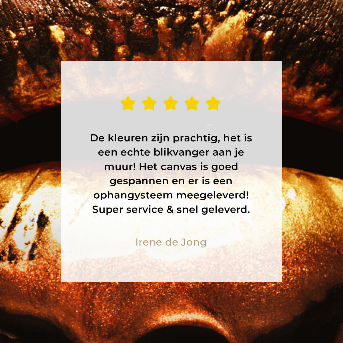 LEINWANDBILD Gold - Lippen - Kunst - Gold - Luxus - Abstrakt Wandbild Wohnzimmer 50x50 cm - Kupferfarben, Textil (50/50cm) - MuchoWow