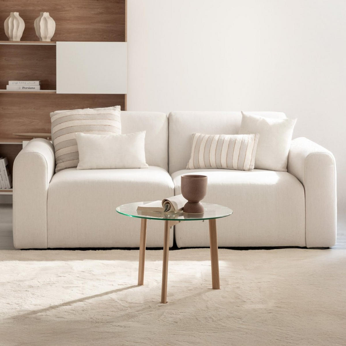 COUCHTISCH FESTER Eyre Durchsichtig 60 cm x 45 cm - Transparent, Glas (60/60/45cm) - Klast Home