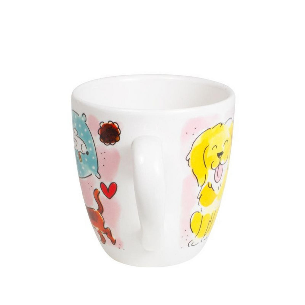 MINI-BECHER Hundeliebhaber in Bunt - 200 ml - Multicolor, Keramik (0.2L) - Blond Amsterdam