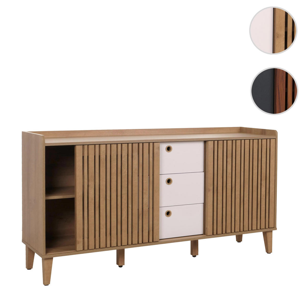 SIDEBOARD Braun - Braun, Holz (150/81/40cm) - MCW