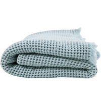 BABYDECKE Cocoon. Plaid. 130x170 cm. Blau - Blau, Textil (130/170cm) - SOWL