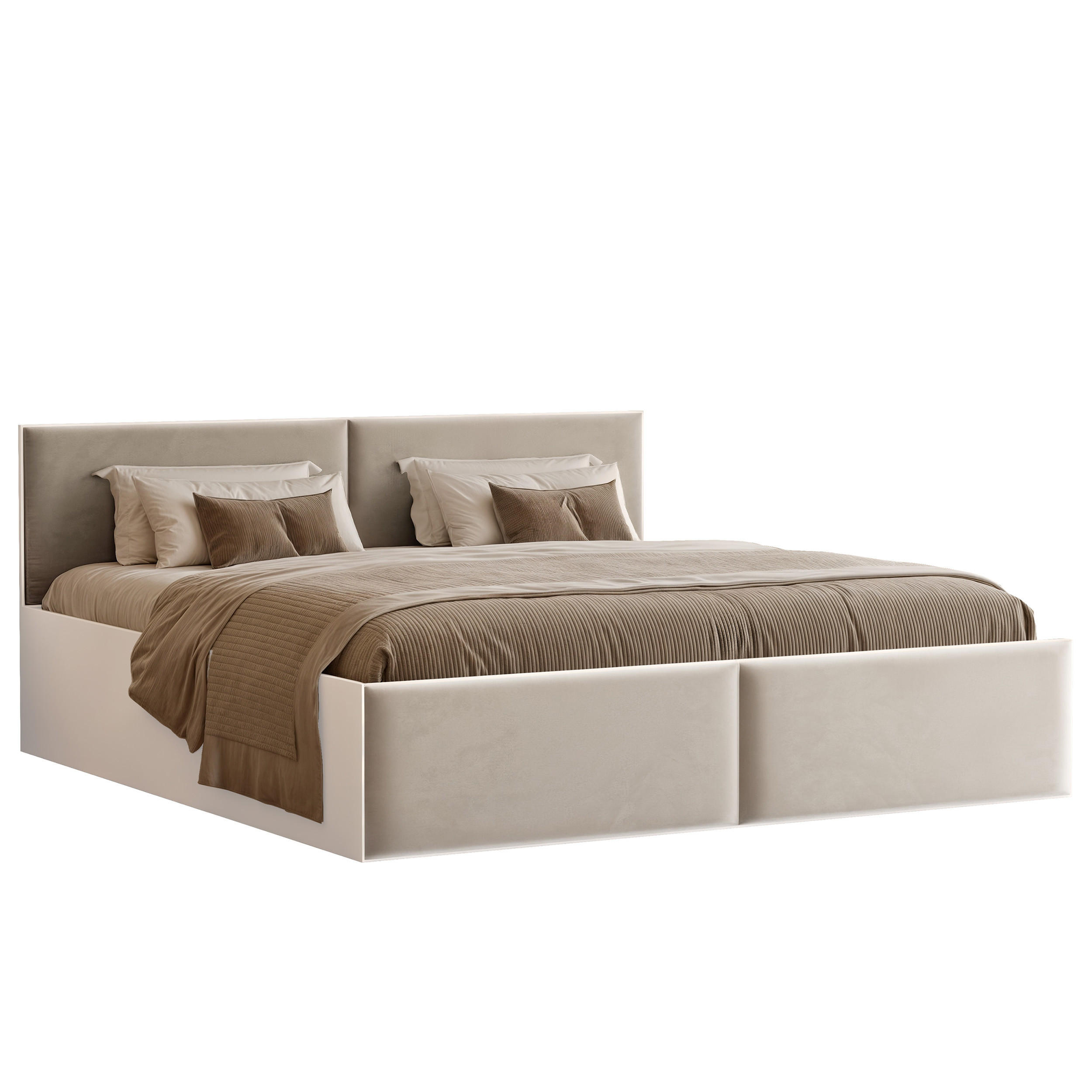 Idohome Polsterbett Sand 120x200 cm