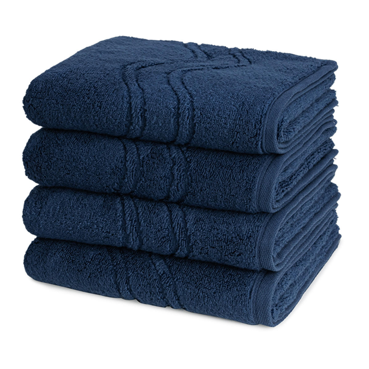 HANDTUCH Cashmere feeling 4er-Set - Blau, Textil (50/100cm) - Ross